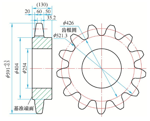 【兆恒機(jī)械】滲碳齒部有嚴(yán)重的貫穿型裂紋，何原因？